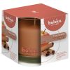 Bolsius duftlys i glass apple cinnamon.