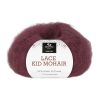 Lace Kid Mohair garnnøste Bordeaux