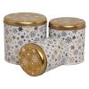 Snowflake kakebokser 3pk gull