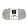 Baby bomull 50gr garnnøste 503-lys grå.