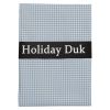 Holiday duk turkis-hvit.