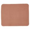 Vaffel microfiber oppvaskmatte fersken