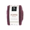 Poppis 50gr garnnøste Bordeaux-Lyng gradert
