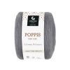 Poppis 50gr garnnøste Mørk grå