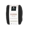 Poppis 50gr garnnøste Sort