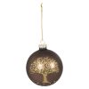 Julekule i glass 2pk Olivia