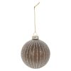 Julekule i glass 2pk Ines