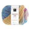 Twisty Air 150gr garnnøste 9105-blå/gul/rosa print