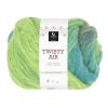 Twisty Air 150gr garnnøste Neongul-Petrol