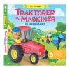 Traktorer og maskiner på bondegården med lyd