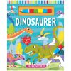 DINOSAURER Fargelegge & telle med vannfargepenn Original