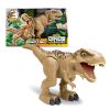 Gigant T-rex som går og brøler ingen.
