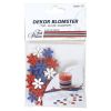 17.Mai dekorblomster i tre orginal