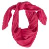 Elida  skjerf plisse fuksia