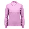 Jacquard polo med glidelås