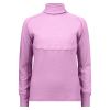 Safa Polo m/glidelås, Jaquard Rosa-hvit