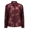 Alba bluse Burgunder