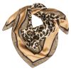 Mona skjerf 70*70 cm Brun