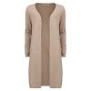 Rollo lang cardigan Beige