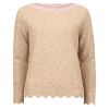 Tilla stripete genser Beige