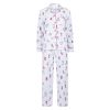 Julepyjamas Voff Hvit-print
