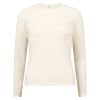 Trøye Fauna med lang arm Offwhite