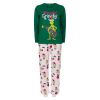 Pyjamas Grinch Grønn-rosa
