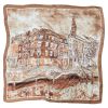 Skjerf Davina 70x70cm Brun