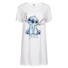 Oversize t-skjorte Stich Hvit
