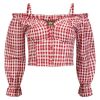 Oktoberfest bluse Ursula Rød