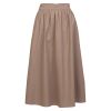 Skjørt Poplin Beige