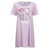 Oversize t-skjorte Hello Kitty Lilla