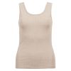 Singlet i merinoull/silke .