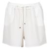 Lifetime shorts med strikk i livet offwhite
