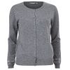 Lifetime cardigan med lurex detaljer gråmelert