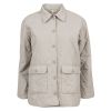 Astrid vattert jakke beige