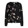 Ease bluse mønster lilla