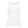 Tina rib top hvit