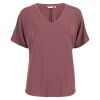 Modal t -shirt bordeaux.