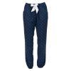 Pyjamasbukse i flanell Marine