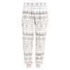 Fleece pyjamas beige