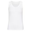 Lifetime Singlet med satengbånd hvit.