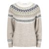 Genser Ice Beige/grønn