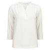 Bluse med knapper Britney Offwhite
