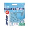Jordan DF 3-in-1 Flosser med Fluor 36 stk 