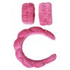 Headband and wrist wash band 