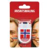 Ansiktsmaling med norsk flagg 
