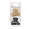 Lt Accessories Hårklyper 2pk sort - sand.