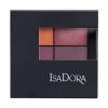 Isadora Eyeshadow Quartet 13 fire berry