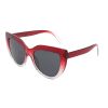 Solbrille Dame med glitter rød